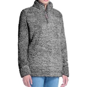 Weatherproof Frosty Tipped Sherpa Charcoal Teddy Jacket